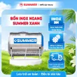 BỒN INOX SUMMER XANH NGANG