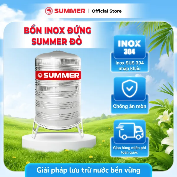BỒN INOX SUMMER ĐỨNG